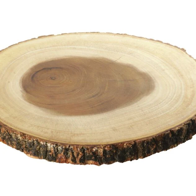 Tagliere / Piatto a servire in Legno di Acacia - Ø Cm 20