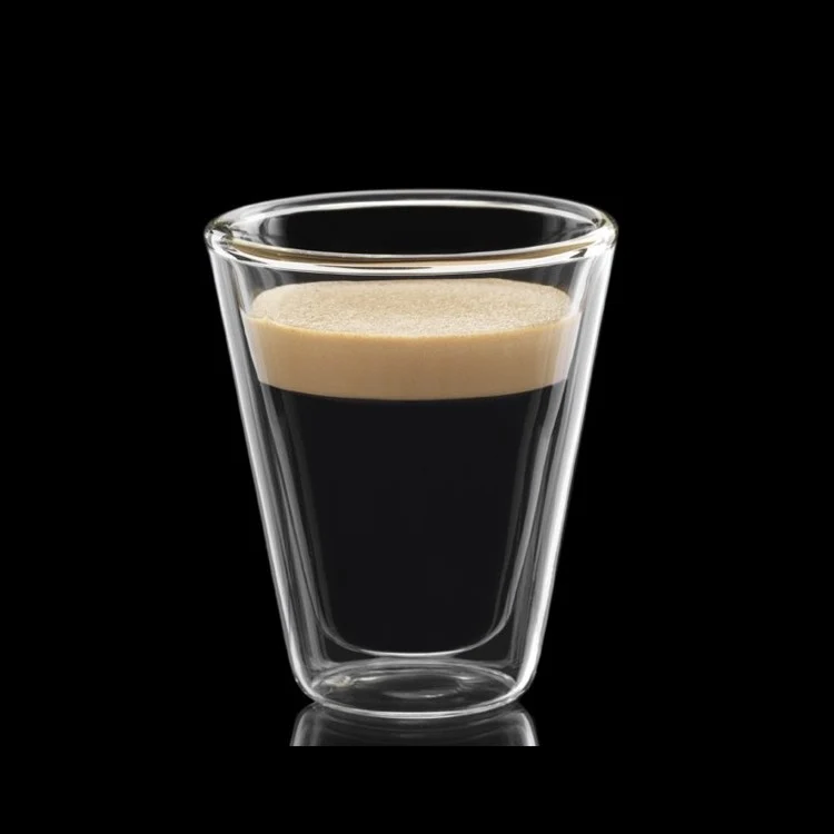 Bicchiere vetro duos caffeino termico cl.8.5 bormioli luigi