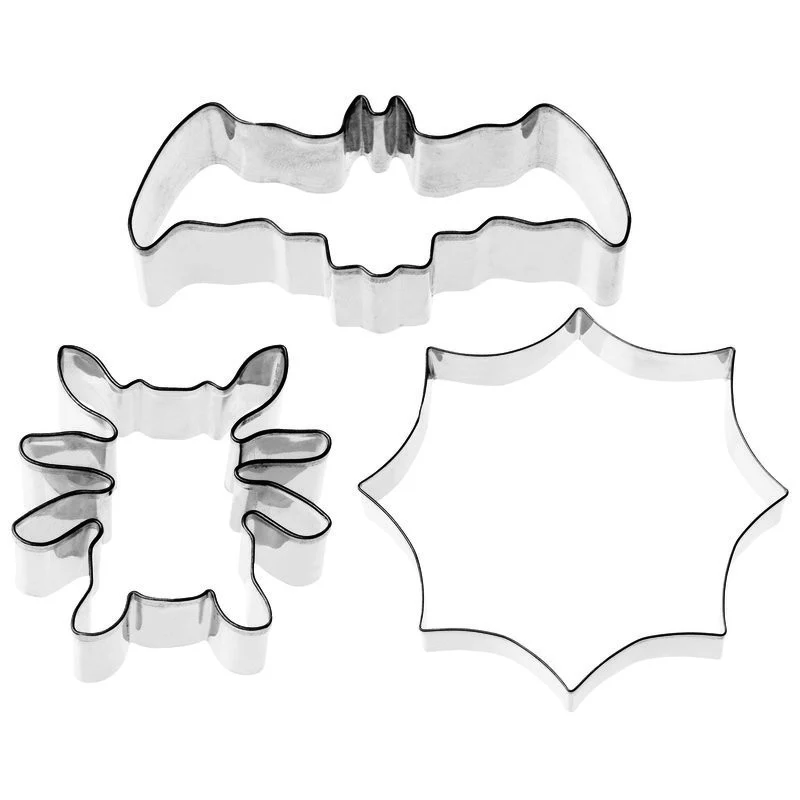 Tagliapasta inox halloween set 3 pezzi