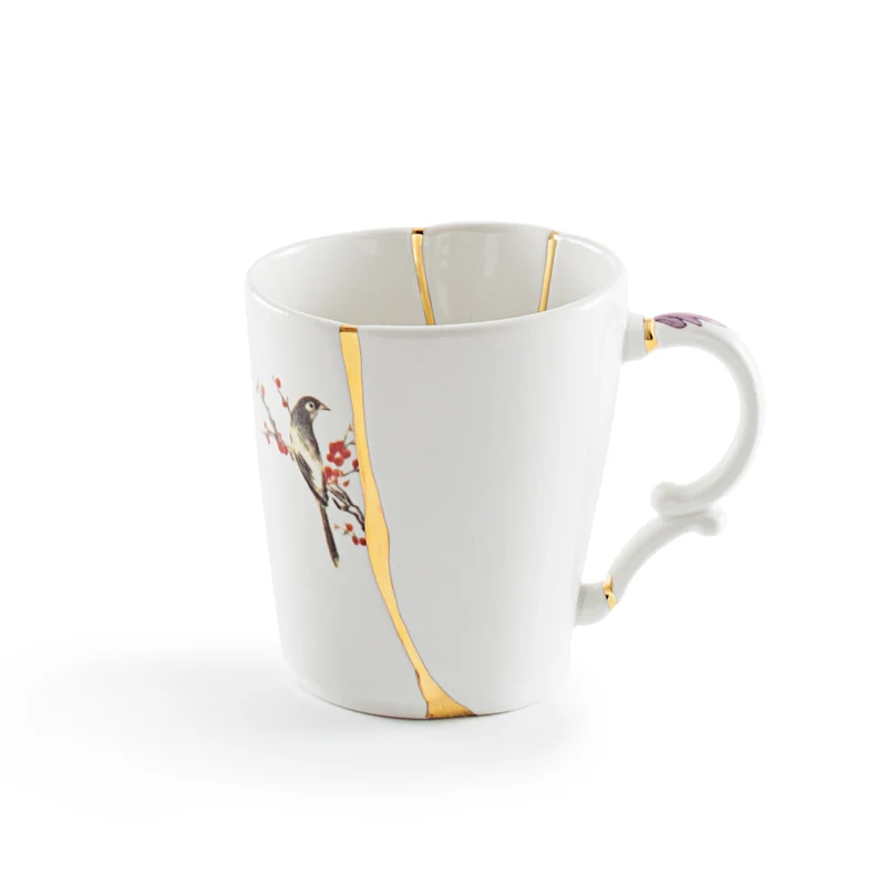 Seletti Kintsugi Tazza Mug in porcellana, decoro n°3