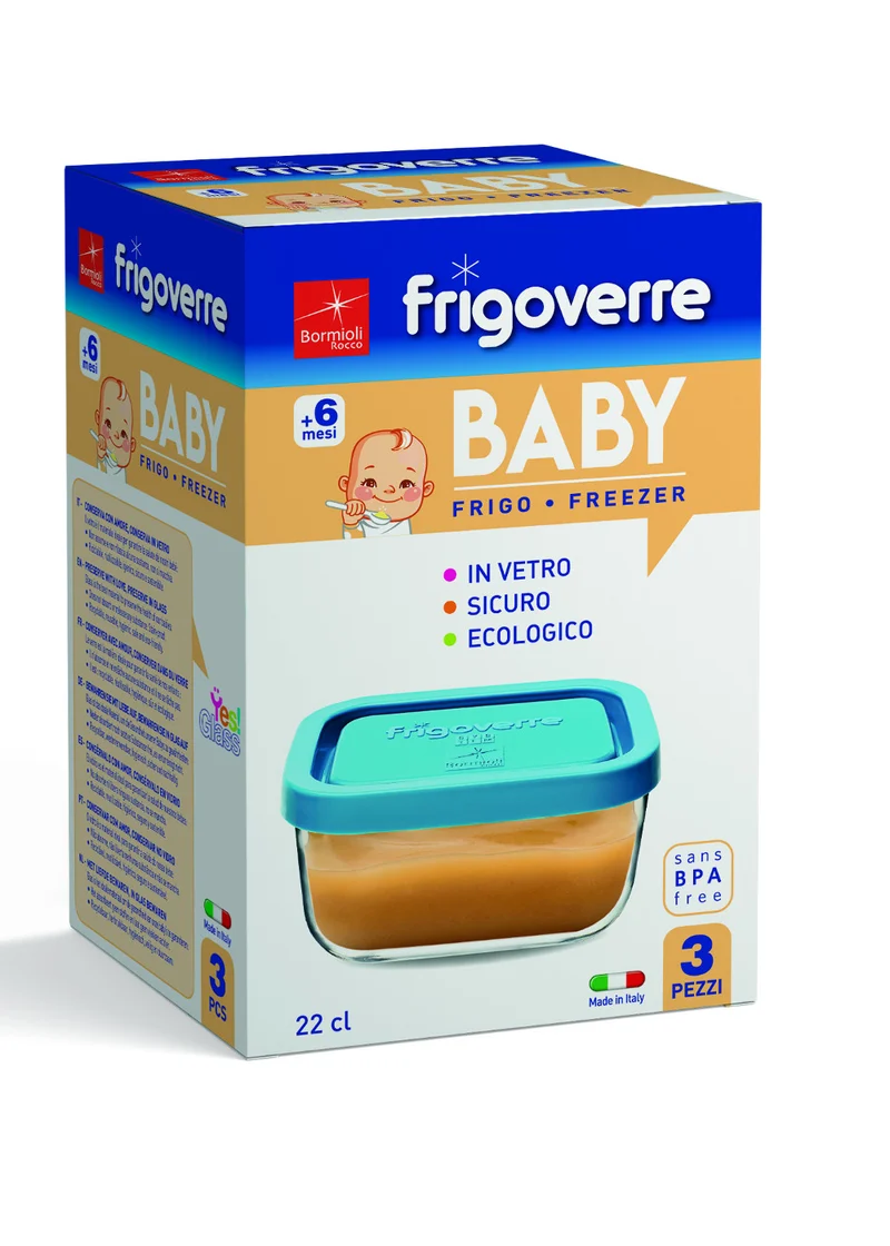 Bormioli Rocco Frigoverre Baby set 3 pezzi cm 10x7