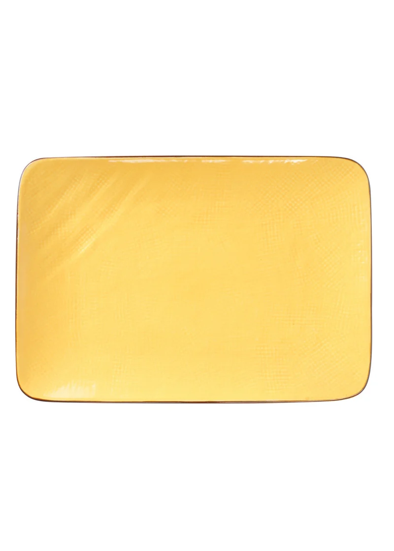 Novità Home Mediterraneo Vassoio Rettangolare cm 19x27 Giallo