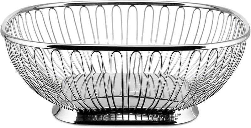 845 Cestino a filo quadrato - Acciaio Inox 18/10