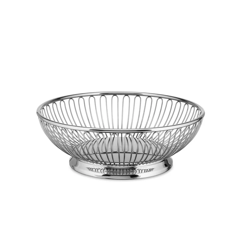 268 Cestino a filo rotondo in acciaio inox 18/10 - 20 CM
