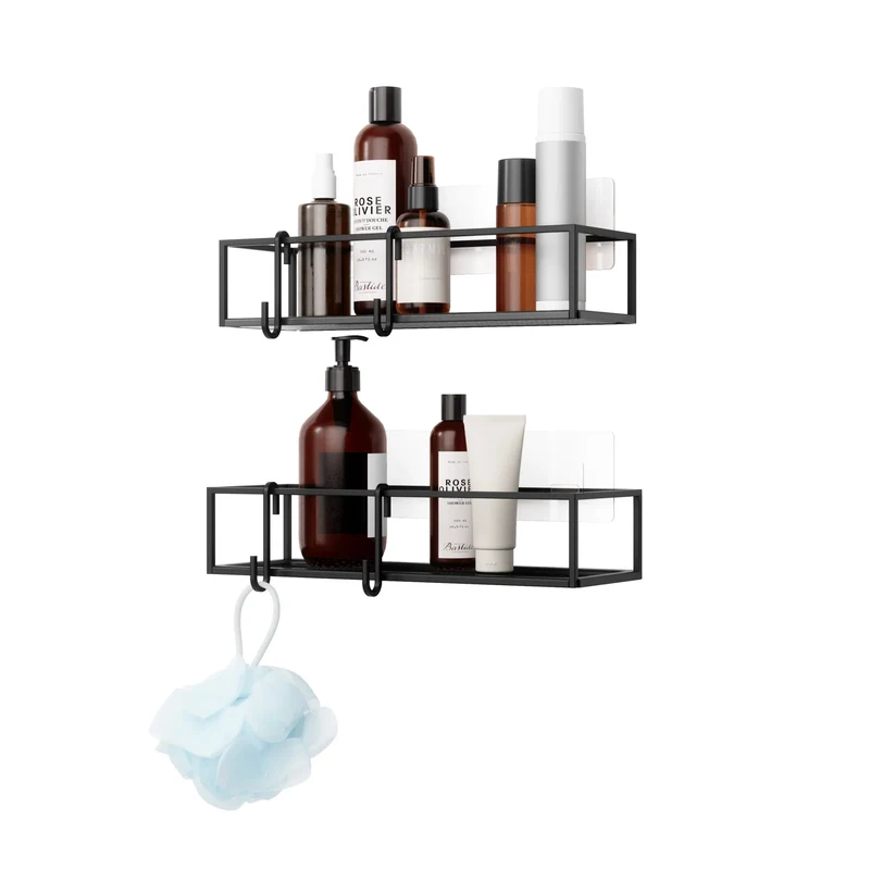 CUBIKO SET 2 Cestini adesivi per doccia / cucina / salone