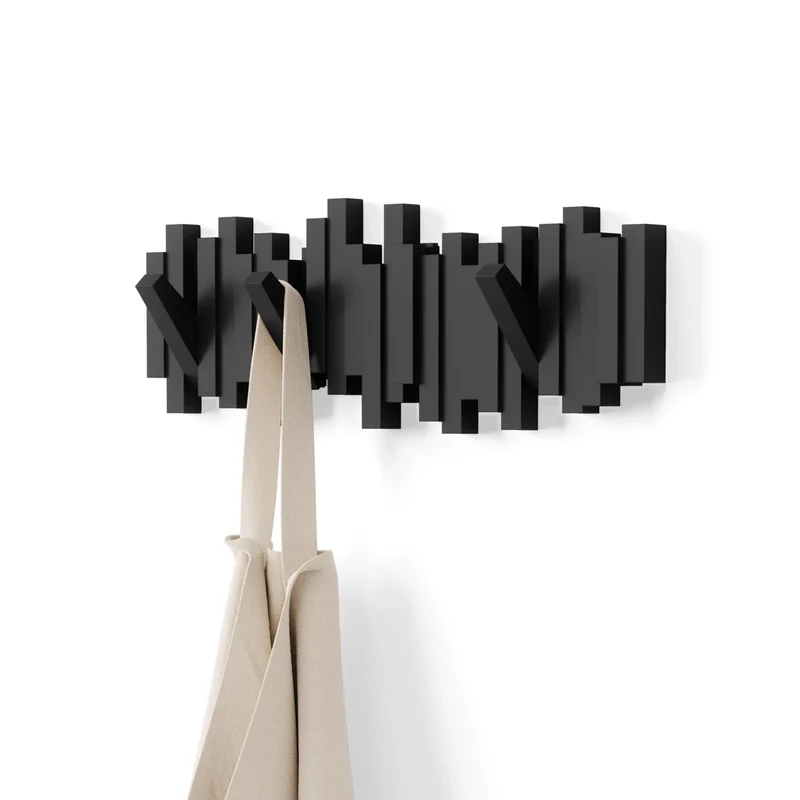 STICKS Appendiabiti da parete con 5 ganci