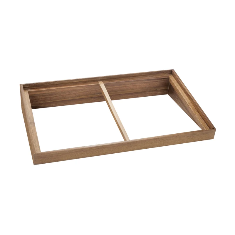 Alzata inclinata per gn 1/1 in legno di acacia altezza cm.11