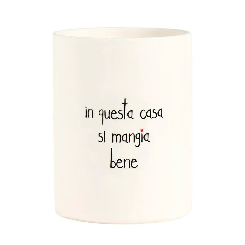 Portamestoli e posate "In questa casa si mangia bene"