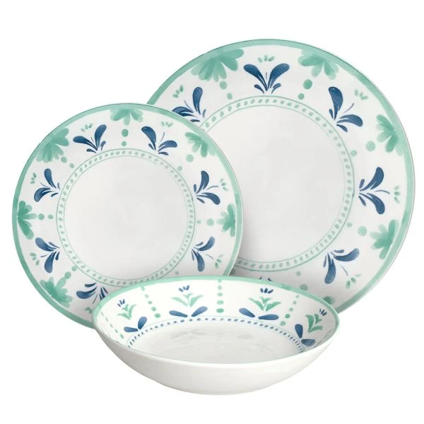 Servizio Tavola 18 pezzi POSITANO - Porcellana Multicolor