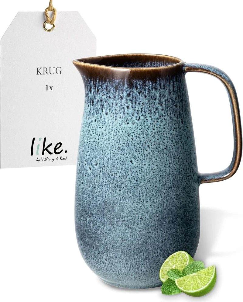 LAVE Brocca - Azzurra, 1,6 L, terracotta