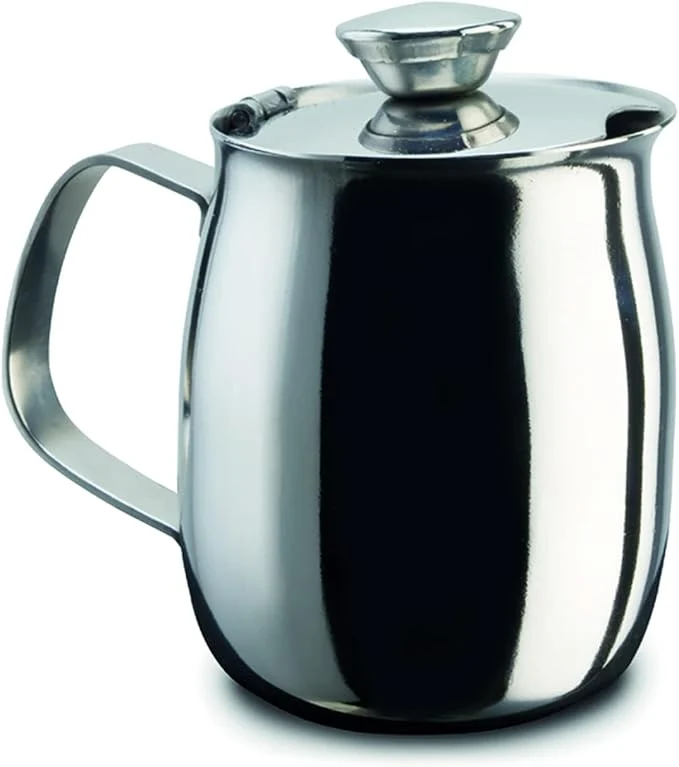 Lattiera 4 Tazze in Acciaio Inox
