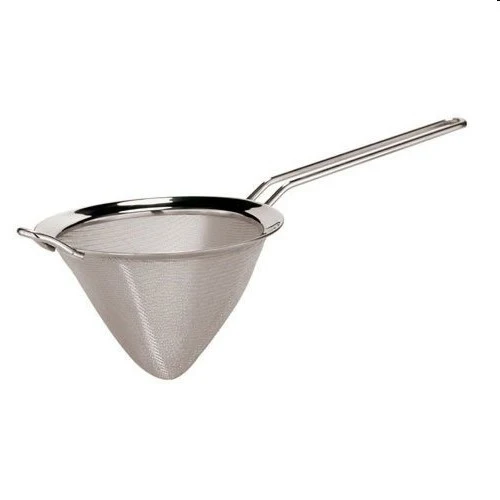 Colino inox conico a rete cm.14