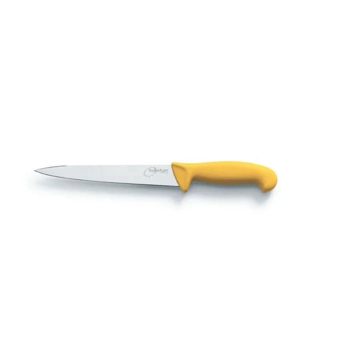 Coltello tridentum new line scannare 2 tagli cm.20 giallo