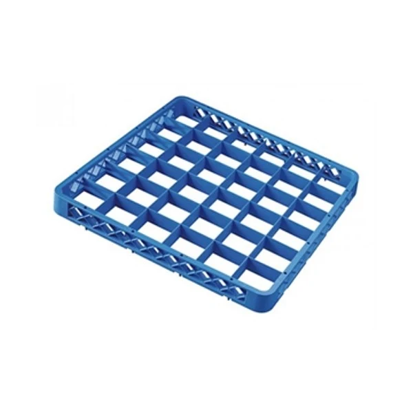Rialzo con 36 scomparti per cesto lavaggio cm.50x50