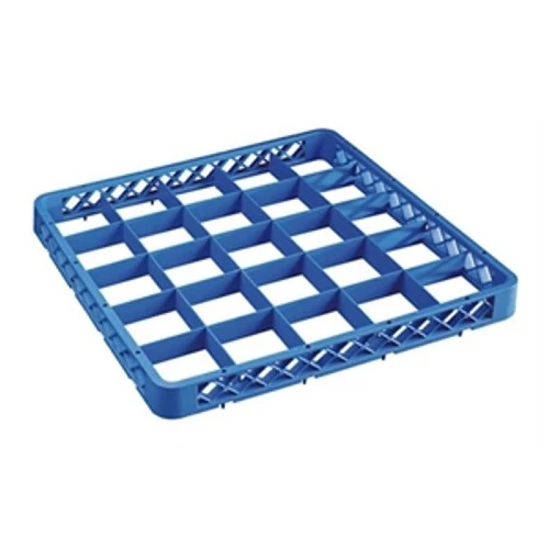 Rialzo con 25 scomparti per cesto lavaggio cm.50x50