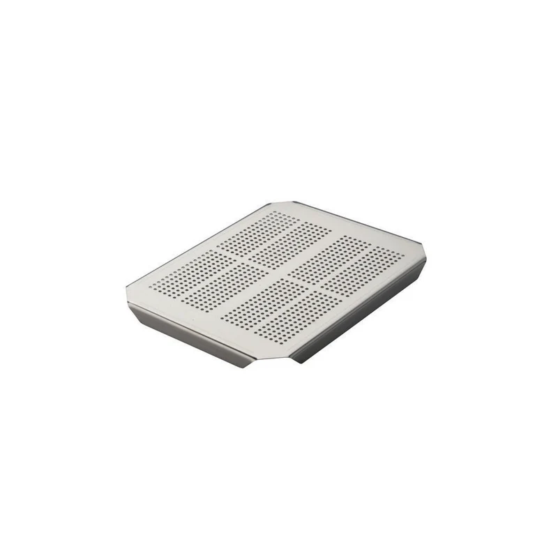 Griglia inox falso fondo forato 1/2