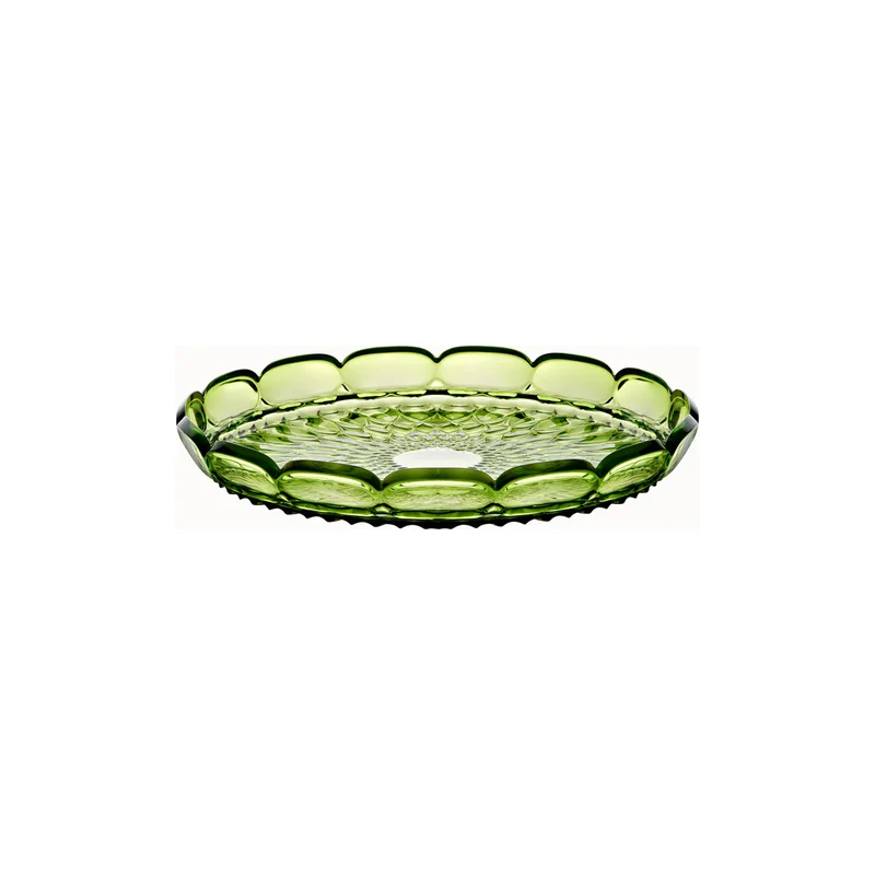 VASSOIO TONDO PICCOLO "VANITY" - Water lily green