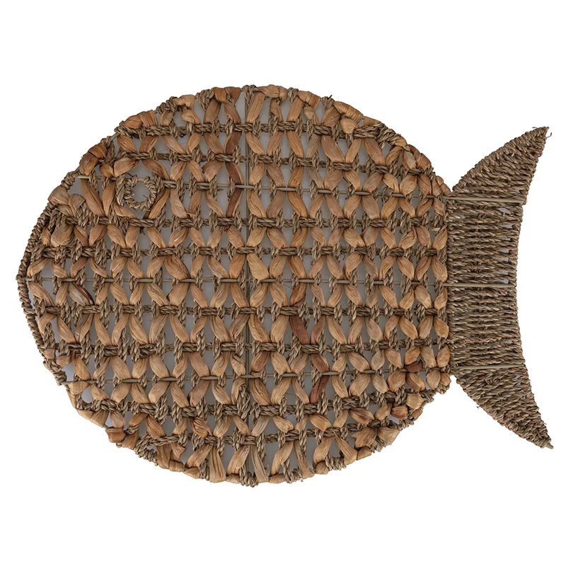 CARAIBE TOVAGLIETTA PESCE IN FIBRA NATURALE