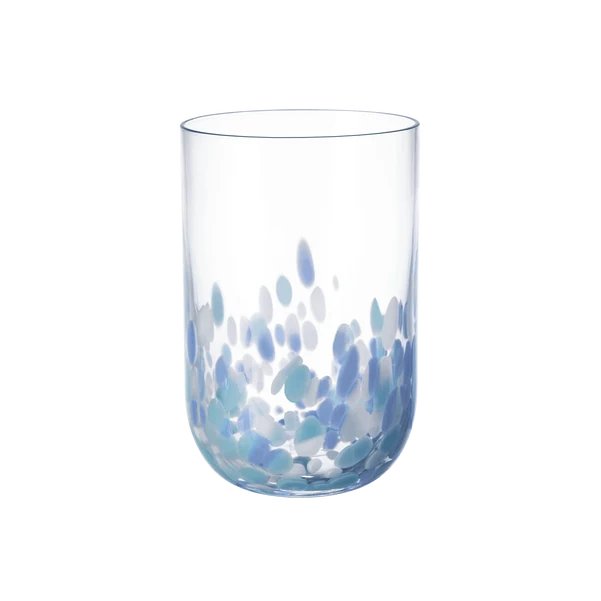 LIKE GLASS Bicchiere da long drink - Blu, 300 ml, vetro SET 2 PEZZI