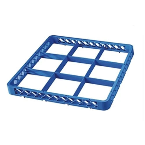 Rialzo con 9 scomparti per cesto lavaggio cm.50x50
