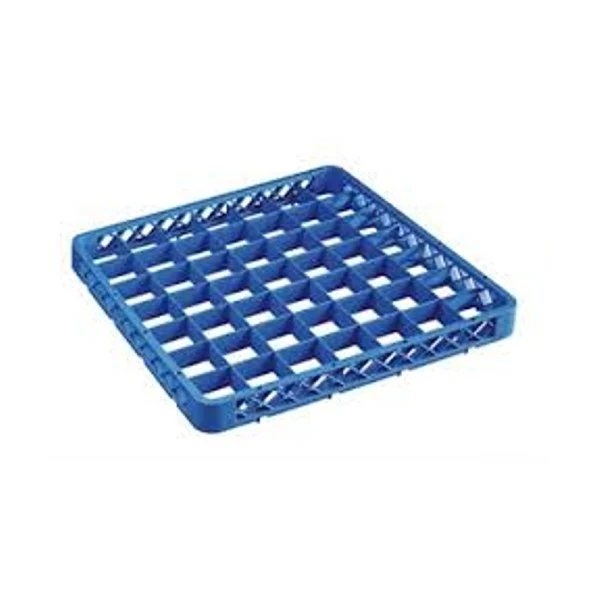 Rialzo con 49 scomparti per cesto lavaggio cm.50x50