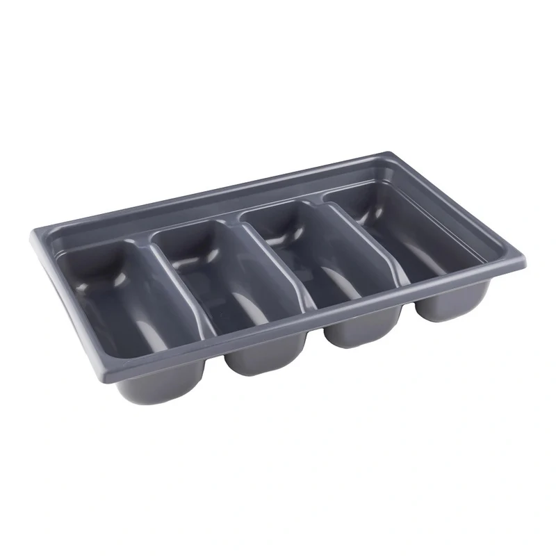 Portaposate plastica cm.53x32.5 self service 4 scomparti gastronorm