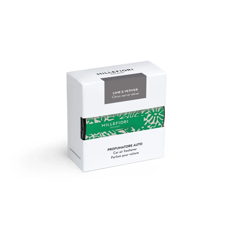 Icon Profumatore Per Auto Green Textile / LIME & VETIVER