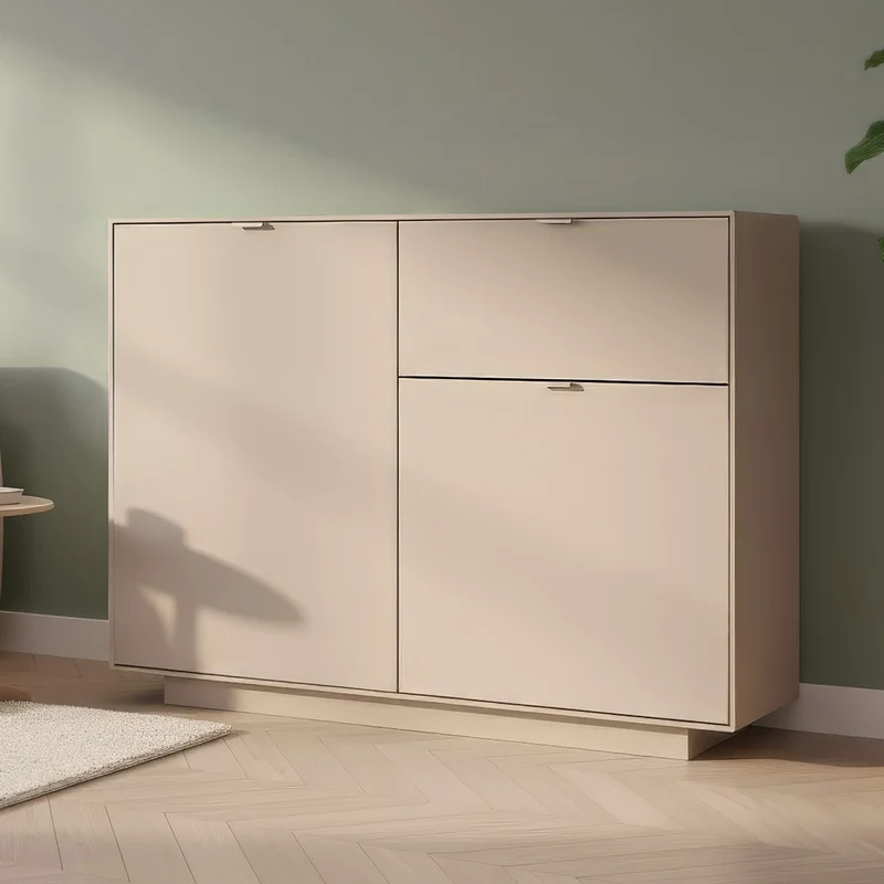 Madia Sivas 01A con 1 cassetto e 2 ante colore cashmere