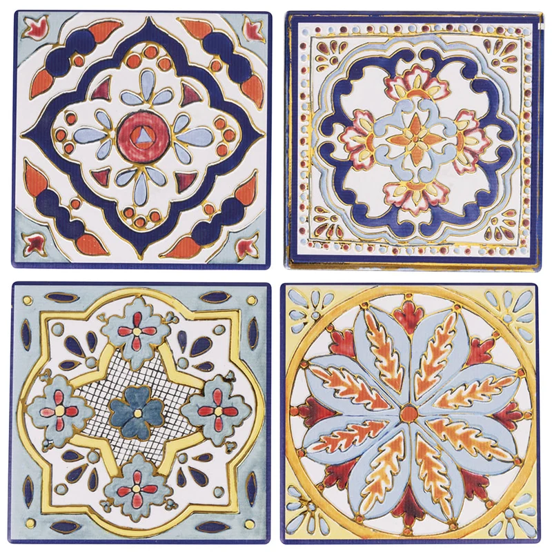 YUCATAN SET 4 MATTONELLINE QUADRATE