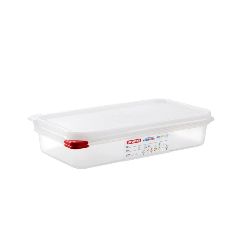 Contenitore polipropilene gn 1/3 h.6.5 con coperchio araven