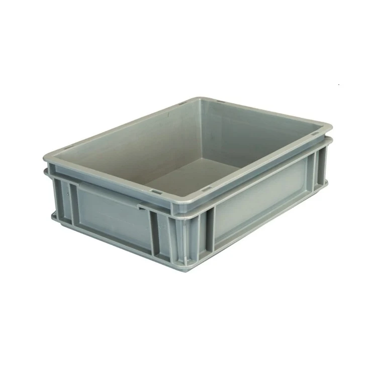 Contenitore plastica europa cm.40x30 h.17 grigio e4317