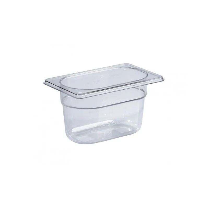 Contenitore policarbonato gastronorm 1/9 cm.10.6x17.7 h.10