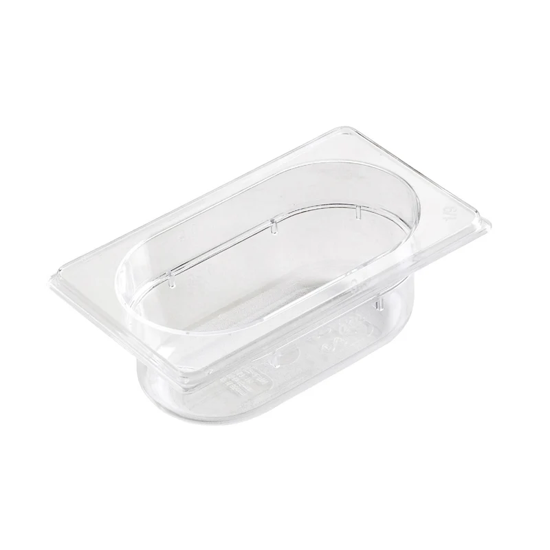 Contenitore policarbonato gastronorm 1/9 cm.10.6x17.7 h.6.5