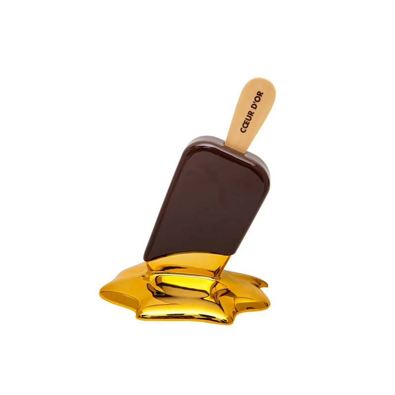 Scultura COEUR D’OR CIOCCOLATO - H 33