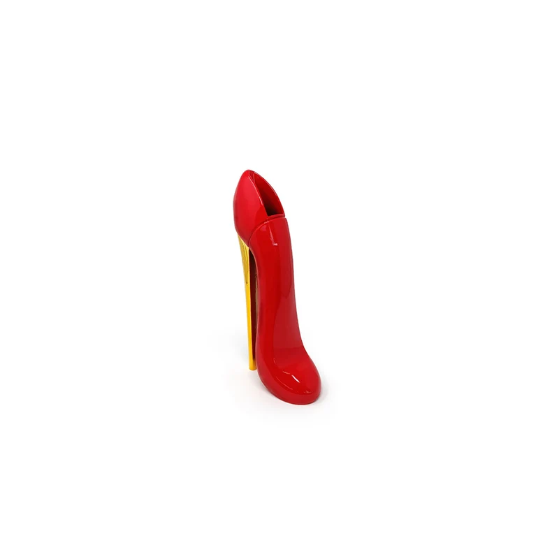 MINI VASO GLAM ROSSO E ORO - H 14 CM