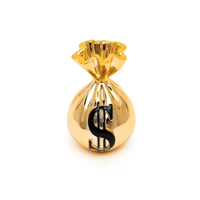 Scultura MONEY BAG ORO - 20 CM