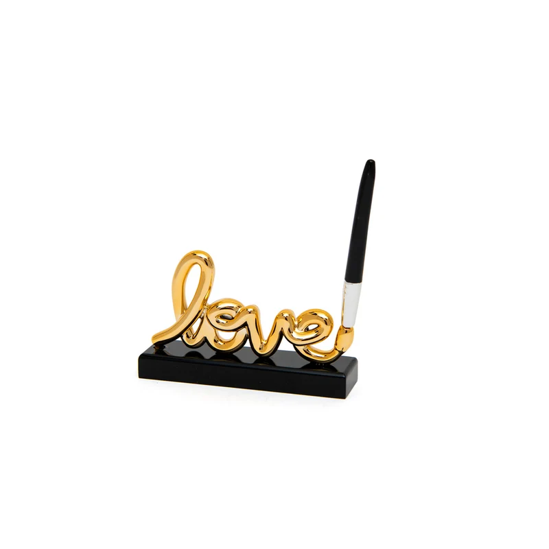 Scultura LOVE SIGN ORO - 13 CM