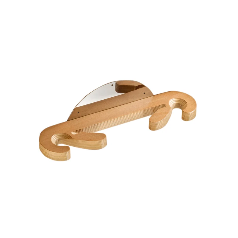 Supporto pale parete legno 3 posti