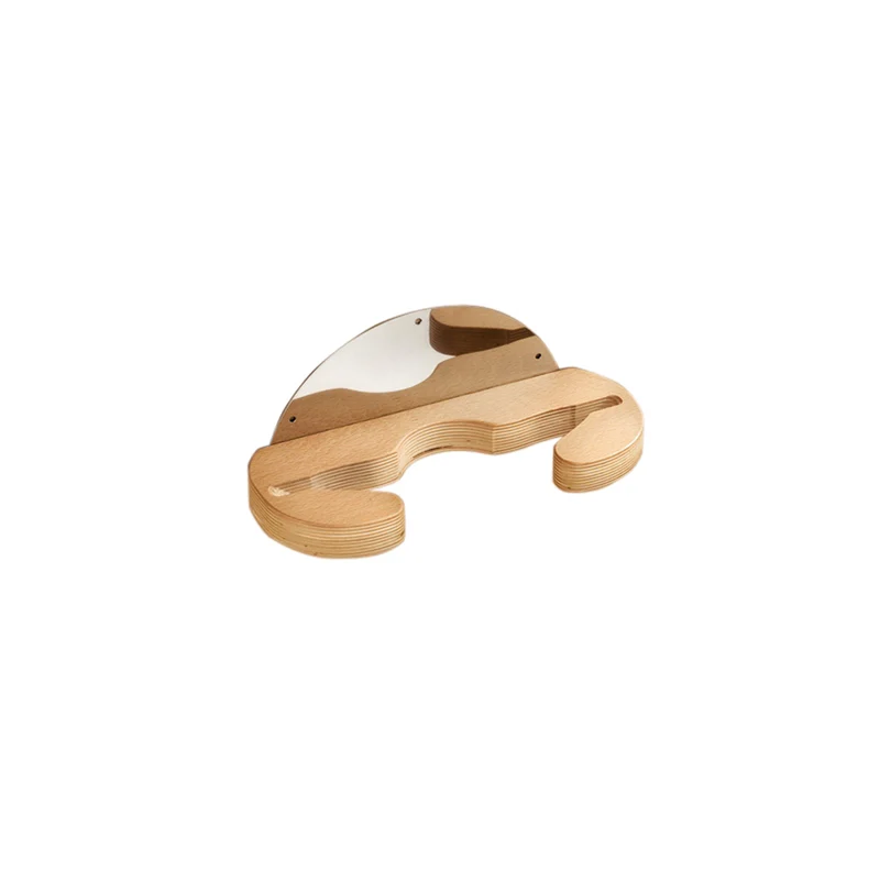 Supporto pale parete legno 2 posti