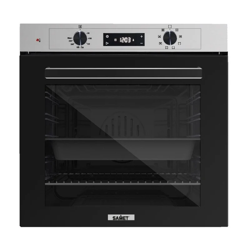 Forno Samet multifunzione ThorXL inox con manopole in platino