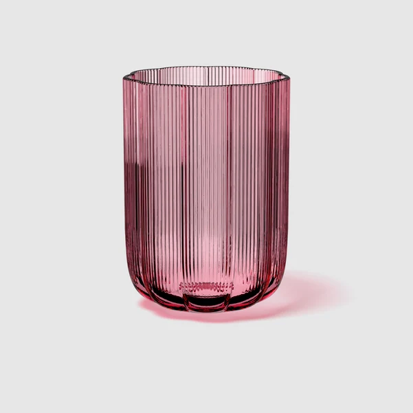 Fleur Vaso - Lilla, 16 x 22,5 cm, vetro