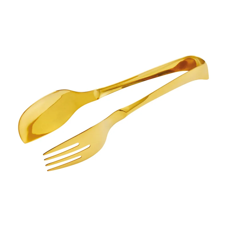 LIVING Molla Servire in Acciaio Inox Mirror Pvd Gold - 26 cm