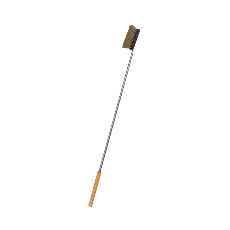 Spazzolone pulizia forni cm.16x5.5 h.120 setola ottone