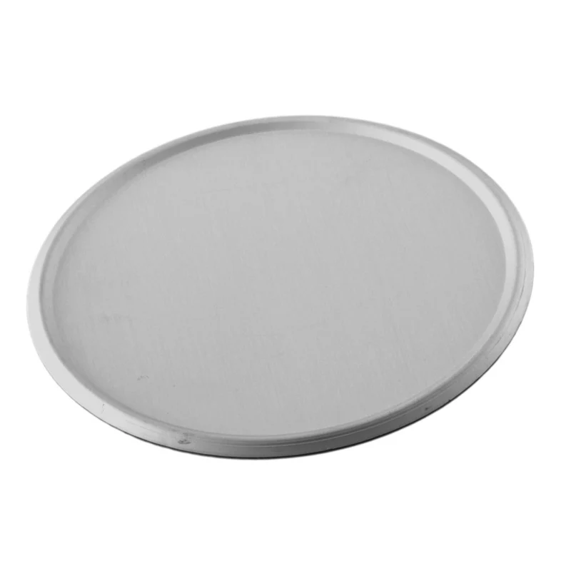 Piatto alluminio ø cm.33 bordato senza piedini