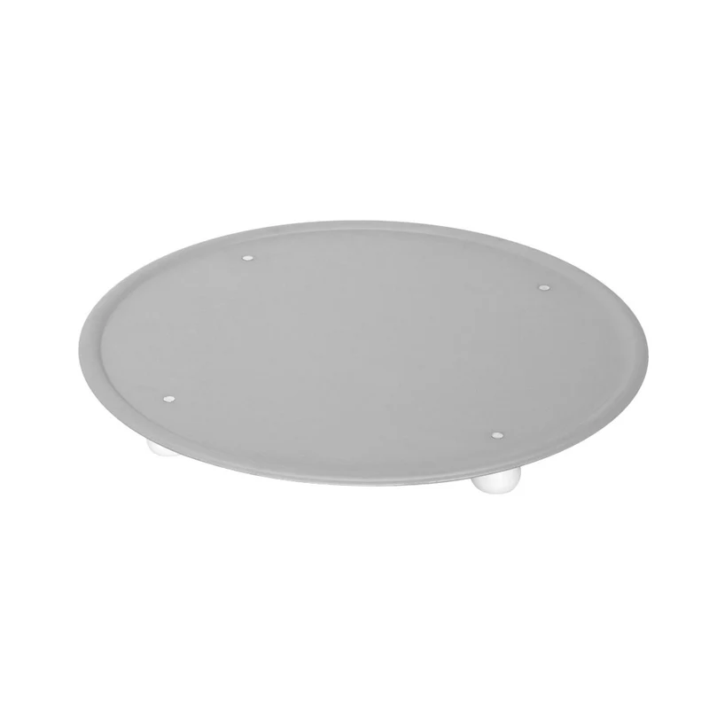 Piatto alluminio ø cm.50 con piedini