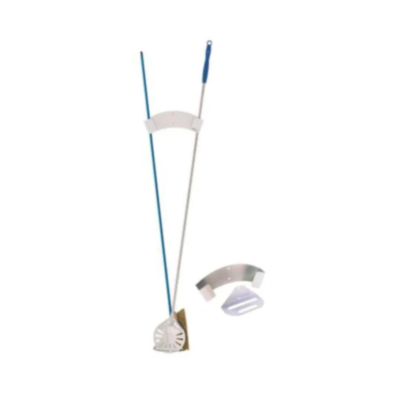Supporto palino parete alluminio 2 posti