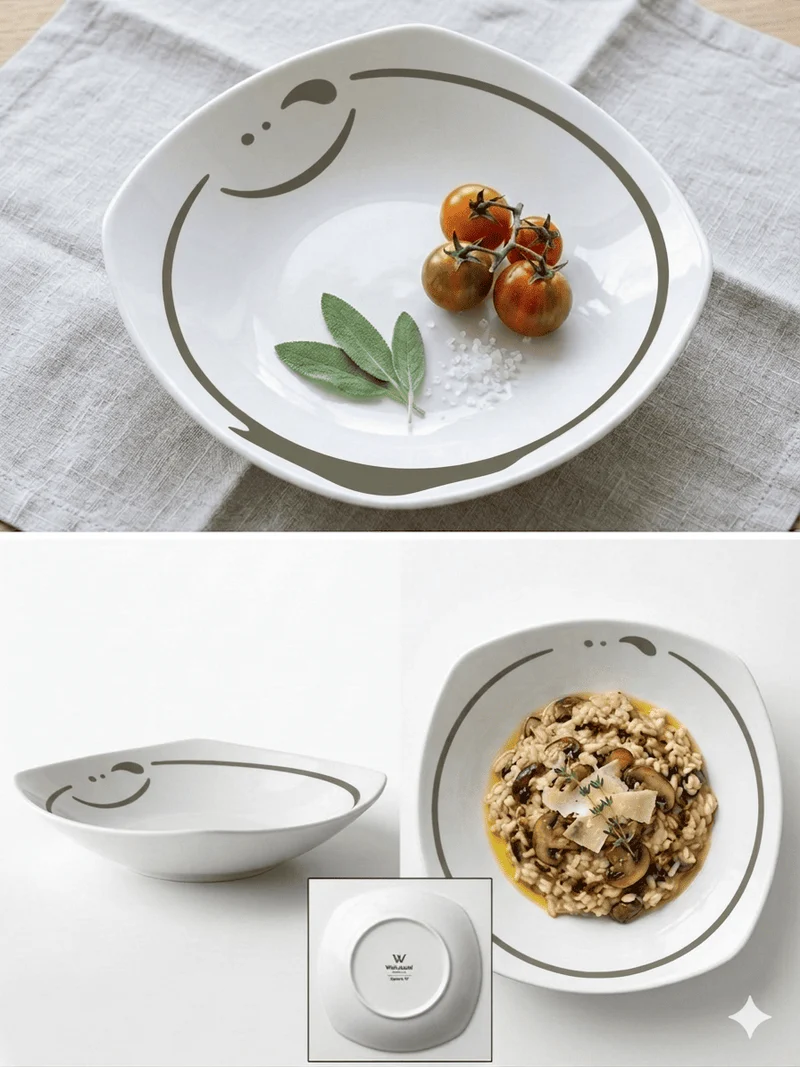 Piatto Fondo Weissestal Collezione Millet