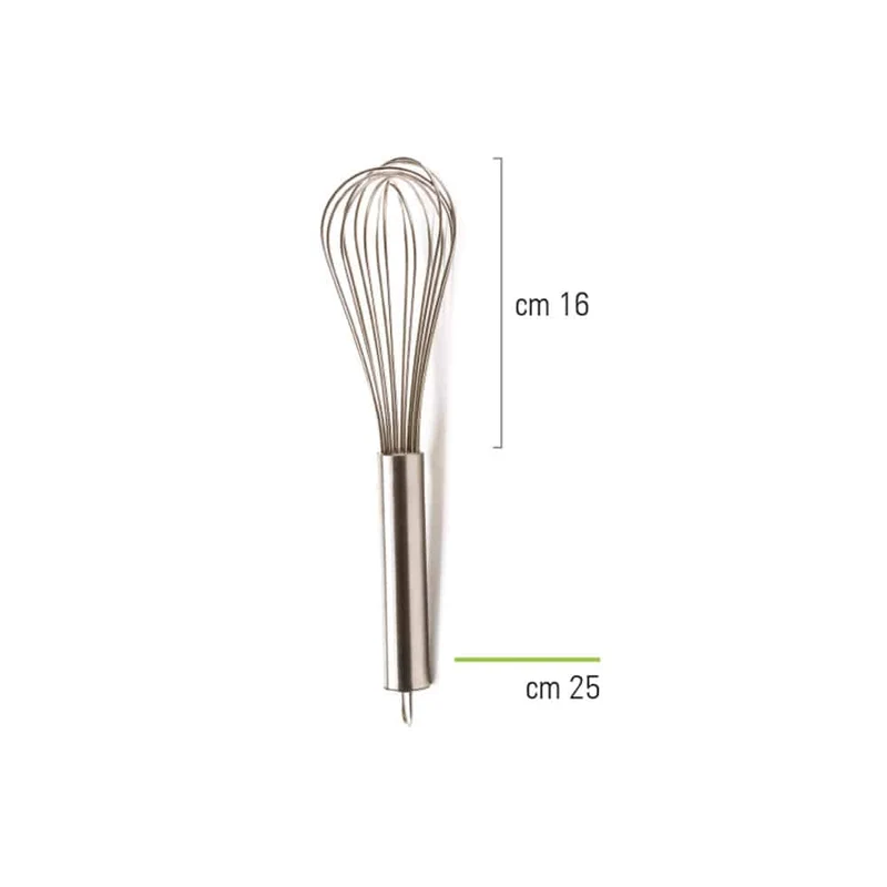 FRUSTA IN ACCIAIO INOX 25 CM