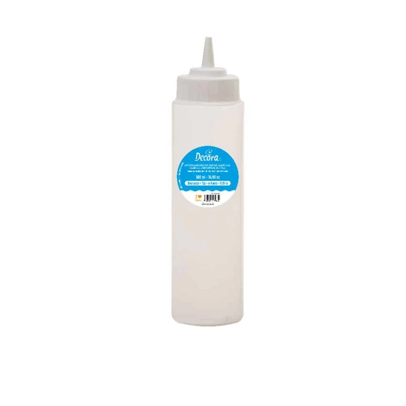 BOTTIGLIA DISPENSER DECORA 500 ML C/BECCUCCIO 4 MM