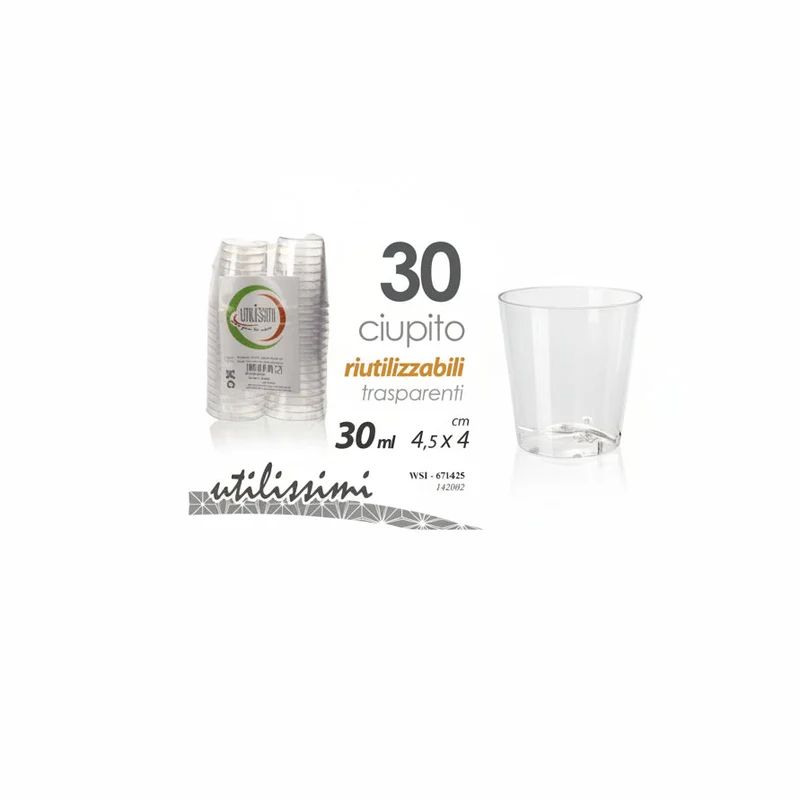 Gicos Wsi/30Pz Ciupito 30Ml 4.5*3*4Cm 142002